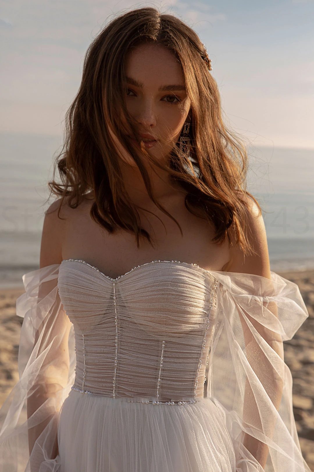 Boho beach wedding dress - Image 5