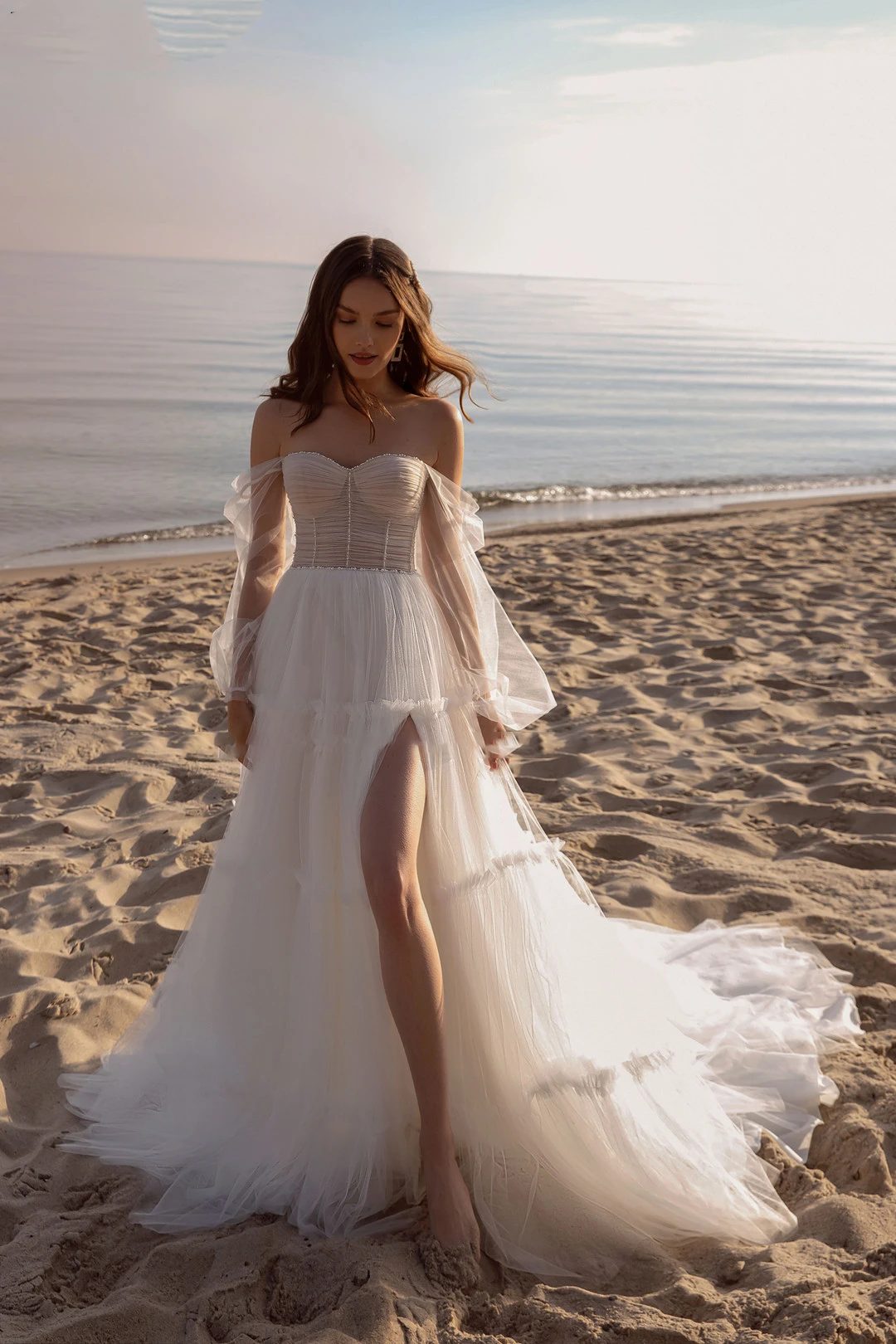 Boho beach wedding dress - Image 3