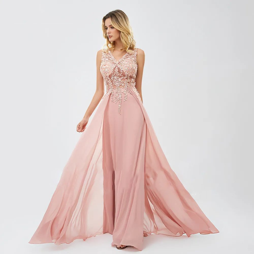 Pink country wedding dress - Image 4