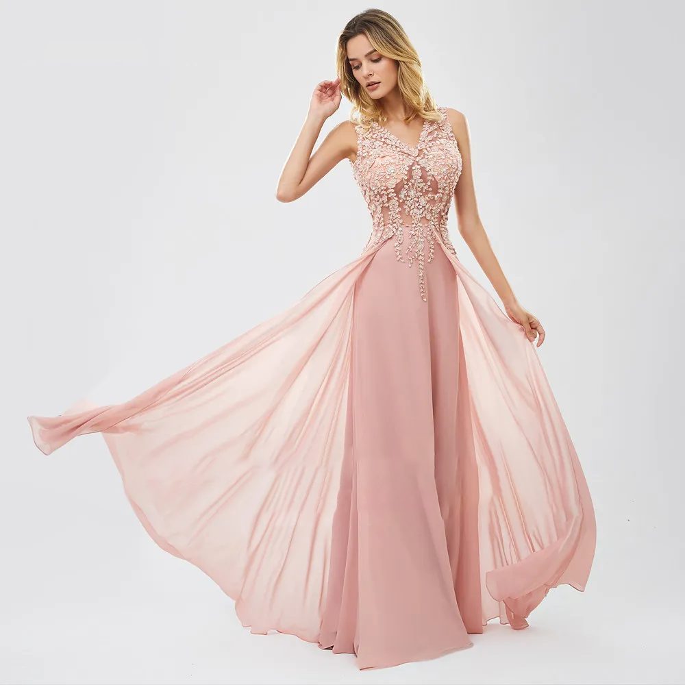 Pink country wedding dress - Image 5