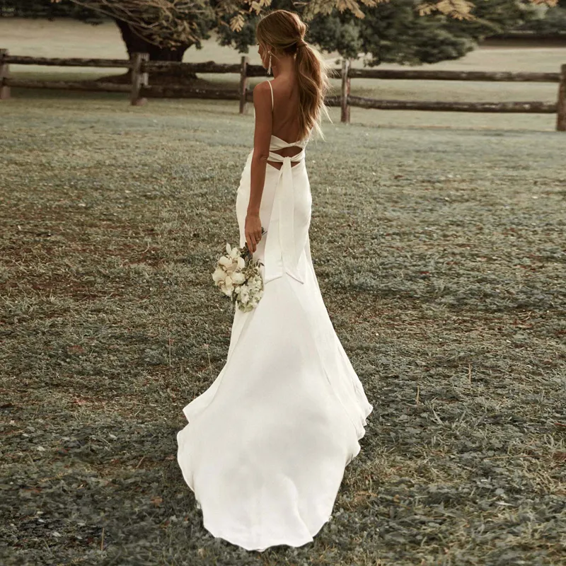 Cheap trumpet wedding dress - Image 8
