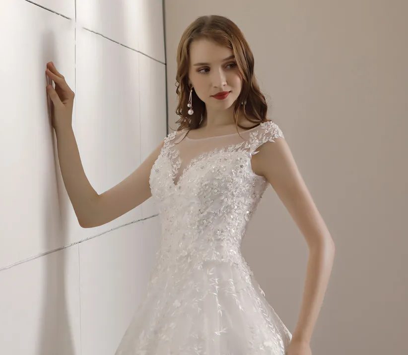 White country wedding dress - Image 3