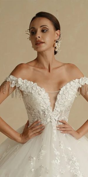 Boho summer wedding dress