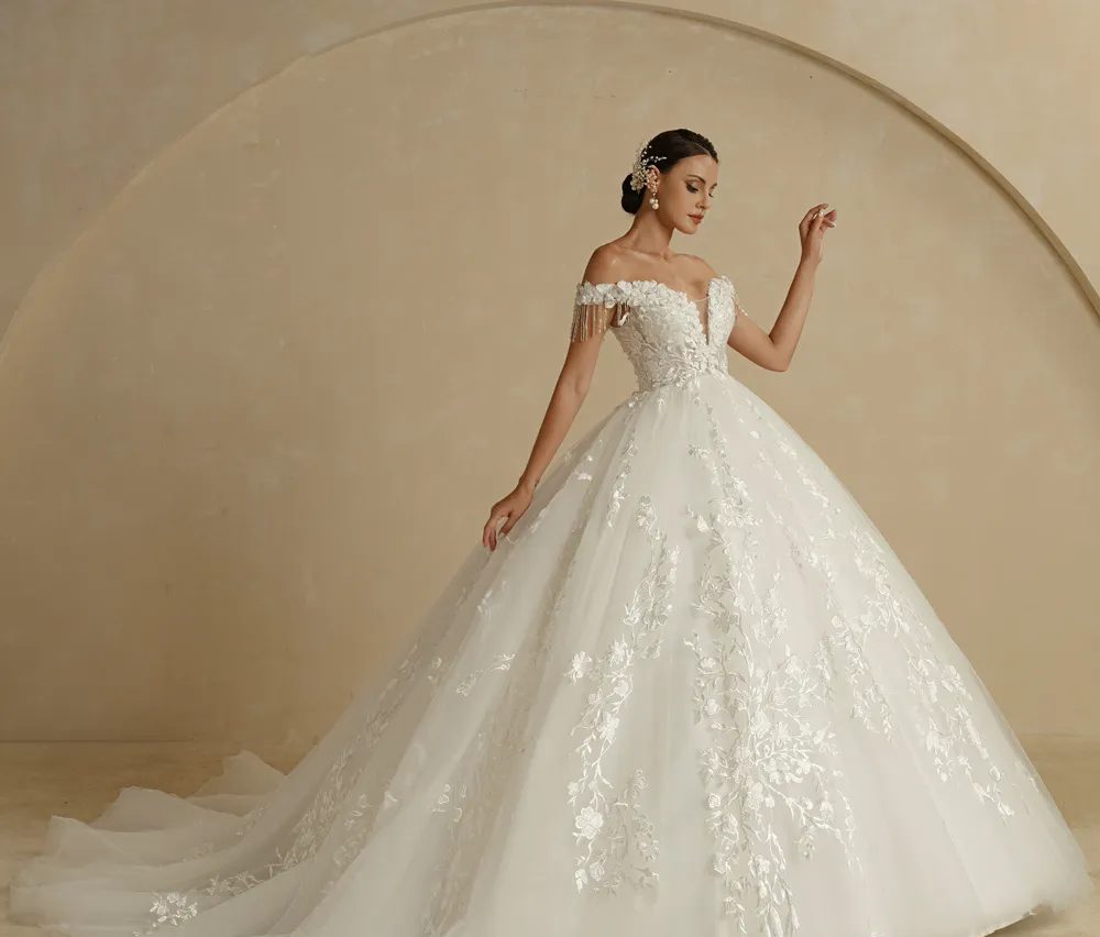 Boho summer wedding dress - Image 3