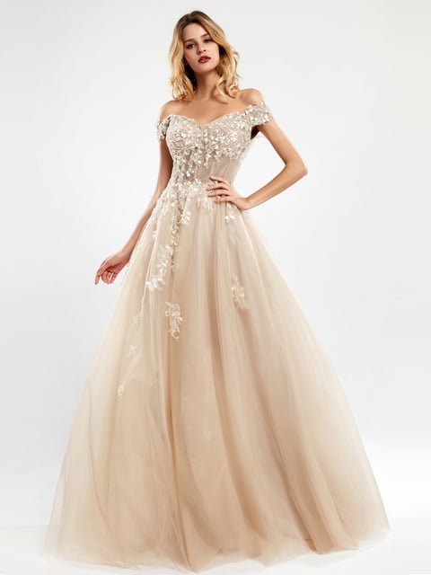 Vintage country wedding dress - Image 4