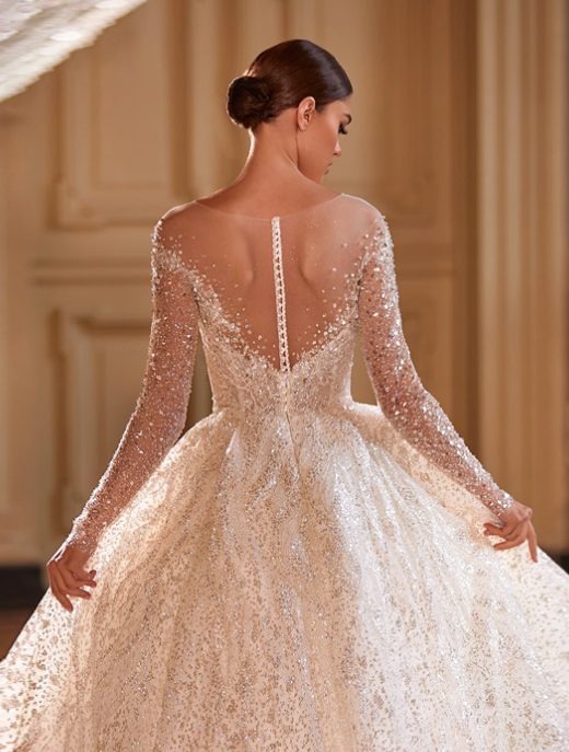 Sweetheart neckline princess wedding dress - Image 3