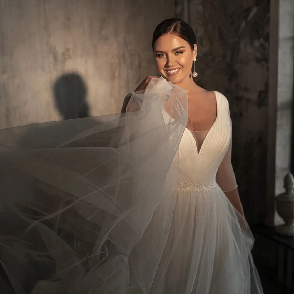 Plus size wedding dress for large bust - Image 4