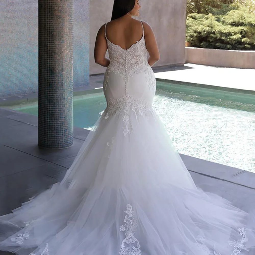 Plus size trumpet wedding dress - Image 3